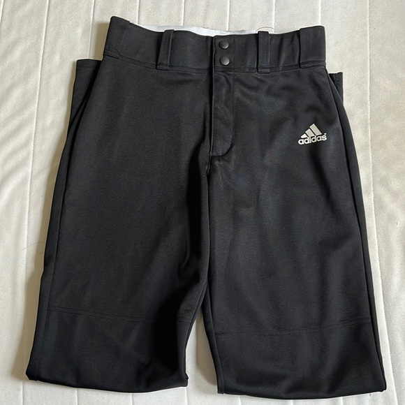 Adidas Men’s black baseball pants.  Size small. Climalite. Like new never worn. - Picture 1 of 6